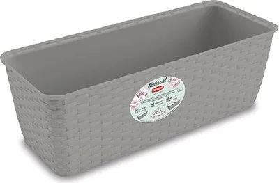 Zdjęcie produktu dla Sadzarka samonawadniająca Stefanplast 3872950 Szary Plastik 18 x 16 x 49 cm