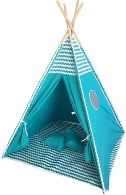 Zdjęcie produktu dla Zabawkowy namiot Tipi G21 Letnie niebo, niebieski