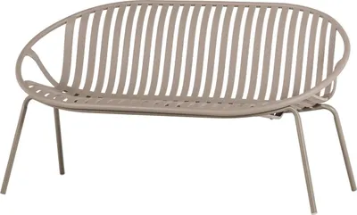 Produktbild von bruce garten 2-sitzer bench pp/metal sand
