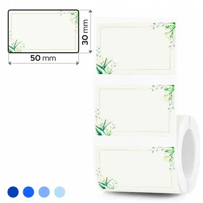 Produktbild von NIIMBOT A2A78138601: NIIMBOT Etikettenrolle für Etikettendrucker, weiß, 40 x 20 mm, 1 Rolle mit 230 Etiketten
