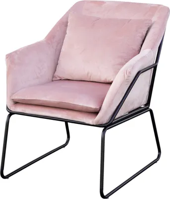 Produktbild von SVITA JOSIE Sessel Samt pink Fernsehsessel Relaxsessel