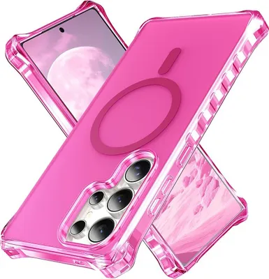 Produktbild von Samsung Galaxy S26 Ultra Hülle - Coverup ShockProof TPU Back Cover - MagSafe Compatible - Pink
