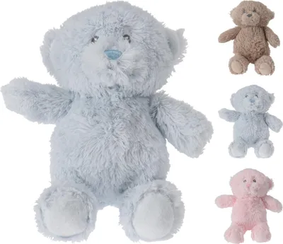 Image de Ours en peluche doudou 20cm multicolore jouet en peluche