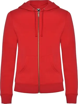 Produktbild von Roly CQ6425 | Damen Jacke Veleta Woman Sweatjacket - Farbe: Red 60 - Größe: L