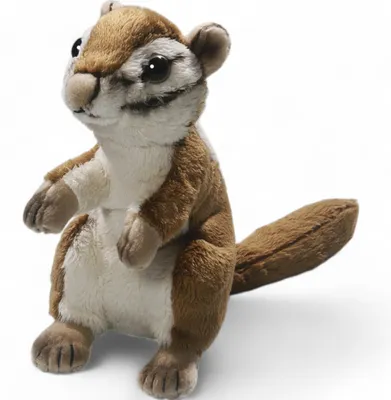 Produktbild von Carl Dick Eichhörnchen, Streifenhörnchen ca. 17cm 3312 Kuscheltier, Plüschtier, Stofftier
