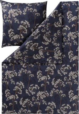 Produktbild von Estella Bettwäsche Riona 6969 625 Nachtblau Mako Interlock Jersey, Größe:155 cm x 220 cm