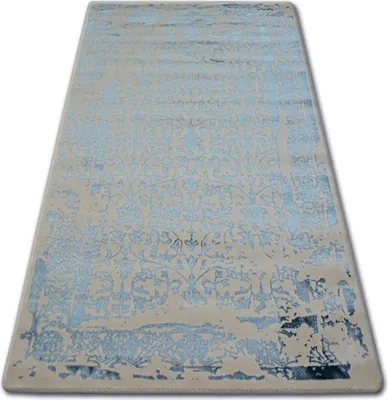 Produktbild von Teppich ACRYL MANYAS 0920 Elfenbein/Blau Blau 80x150 cm