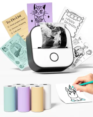 Immagine prodotto di Mini stampante per smartphone - mini stampante per cellulare, portatile