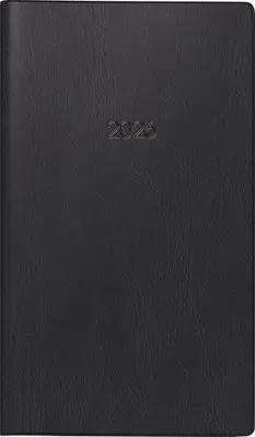 Produktbild von 2026 Brunnen Taschenkalender 755 A6 quer sw
