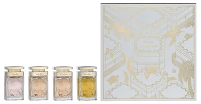 Zdjęcie produktu dla Zestaw podróżny Cartier La Panthere, 4 x 7 ml, woda perfumowana (Edp), spray