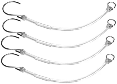 Produktbild von Sicherungshaken mit Silikonband, 4 Stück, 260 mm