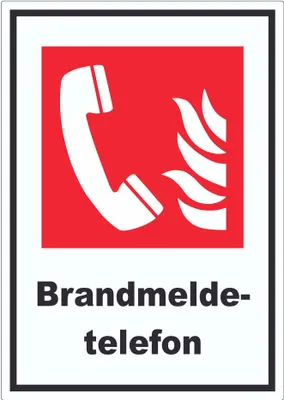 Produktbild von Brandmeldetelefon Aufkleber A7 (74x105mm)