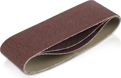 Produktbild von KREATOR Holz Schleifband für Bandschleifer 3 Stück - Körnung G60 - 7,5 x 50,8 cm