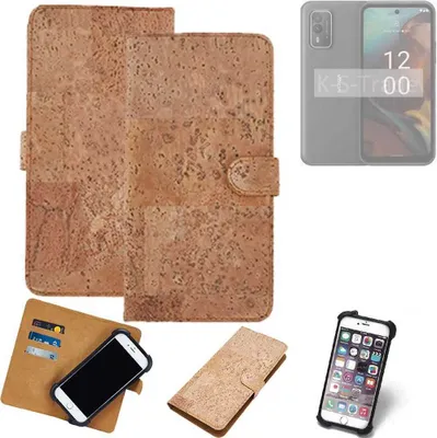 Produktbild von K-S-Trade Hülle kompatibel mit Nokia XR21  Kork Handyhülle Cover  Schutzhülle TPU Case Bumper in Hellbraun, (1x)
