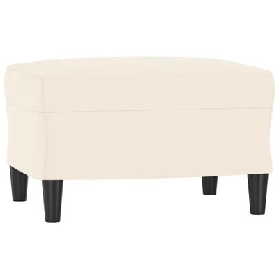 Produktbild von vidaXL Fußhocker Creme 60x50x41 cm Samt