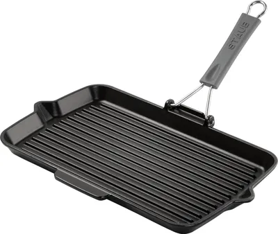 Produktbild von STAUB,Grill Pans,Grillpfanne,34cm,Schwarz,Gusseisen,rechteckig
