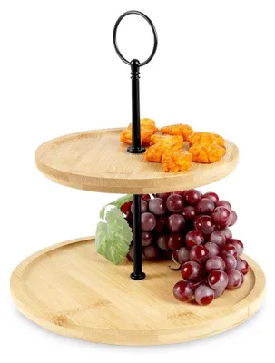 Produktbild von Zweistöckiges Kekstablett für Kekse, Obst und Snacks