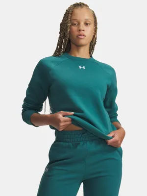 Immagine prodotto di Under Armour  UA RIVAL FLEECE CREW - RACK GREEN, taglia: XL
