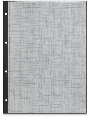 Immagine prodotto di Cartoncino fotografico Hama con vetro, 23,3 x 31 cm, perforato, 25 fogli, nero (00007554)
