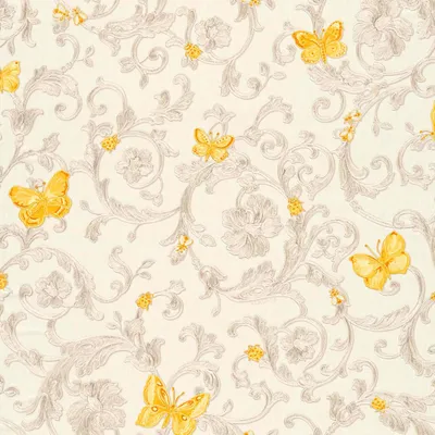 Zdjęcie produktu dla A.S. Creation Versace 3 | 343253 | Tapeta z włókniny w stylu vintage | 0,70 m x 10,05 m | Kremowa
