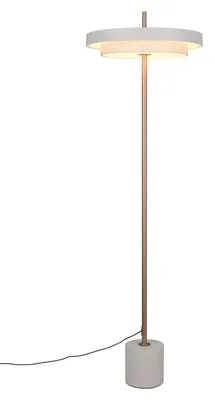 Obrázok produktu pre Stojacia lampa LED, teplá sivá, dotykový stmievač, H 138 cm