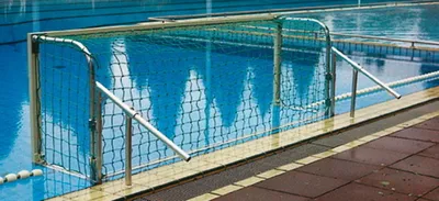 Produktbild von Ein Paar schwarze Netze für Wasserballtore.