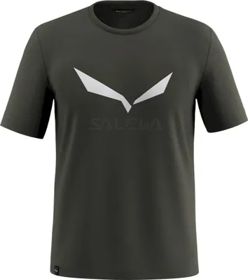 Produktbild von Salewa Herren T-Shirt Solidlogo Dri-Release® 027018 dark oliv melange : S : dark oliv Farbe: dark oliv Größe: S