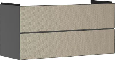Image de hansgrohe Xevolos E Meuble sous-lavabo, 2 tiroirs, SoftClose, 1180x475x555mm, pour lavabo, 54186390