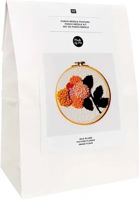 Produktbild von Rico Design Punch Needle Set "Bild Blume"