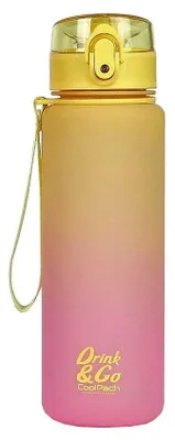 Produktbild von CoolPack Brisk Drink&Go Bidon Farbverlauf Pfirsich 600 ml