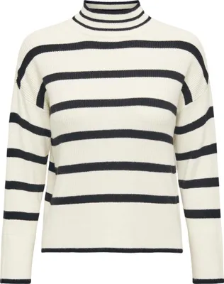 Immagine prodotto di Jack&Jones ONLIBI L/S HIGHNECK PULLOVER KNT NO Whitecap Grey/W.MELANGE/B S