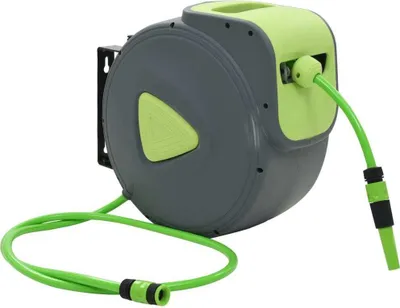 Obrázek produktu pro Automatický vratný naviják na zahradní hadici nástěnný 30 + 2 m