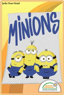 Produktbild von Fleece-Decke Minions Gr. 130x170cm