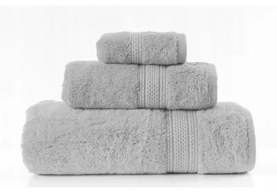 Produktbild von Handtuch - 100% Baumwolle - 600 g/m2 - 50x90 cm - Extra Saugfähig - Grau - hohe Grammatur - EGYPTIAN