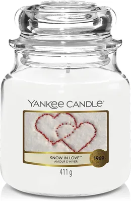 Produktbild von Yankee Candle Snow In Love Kerze - Duftkerze 411 G