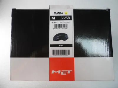 Produktbild von MET Manta MIPS Black/Matt Glossy M (56-58 cm) Fahrradhelm