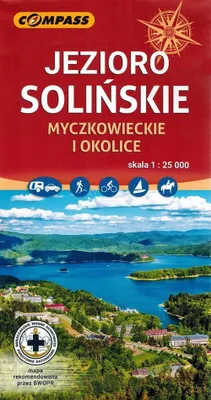 Immagine prodotto di Solinasee, Myczkowieckie e dintorni, scala 1:25.000. Mappa turistica. Edizione 2023. Compass
