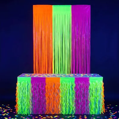 Partydeko Blacklight-Dekoration, 275 x 75 cm