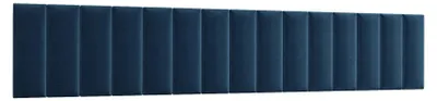 Image de Ensemble de panneaux muraux capitonnés 300x60 VALERIO - bleu
