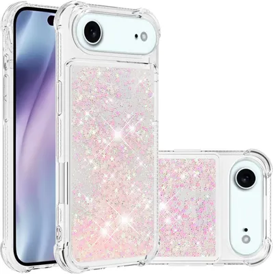 Produktbild von iPhone Air Hülle - Coverup Liquid Glitzer Back Cover - Pink