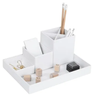 Produktbild von LENA Schreibtisch Organizer - Weiss