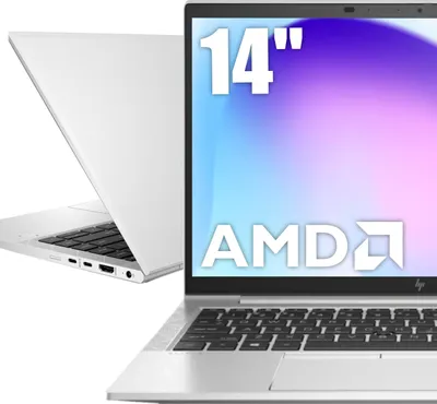 Image de Ordinateur portable HP EliteBook 845 G8 | Processeur AMD Ryzen 7 PRO 5850U | 16 Go de RAM DDR4 | Disque SSD de 256 Go | Écran 14 pouces Full HD | Windows 11 | Qualité A-