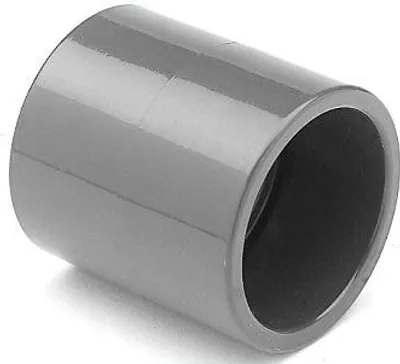 Produktbild von PVC Klebemuffe | Ø 50 mm | PN16 | Grau