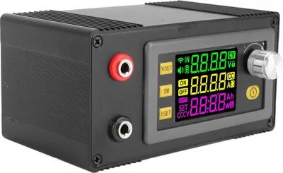 Immagine prodotto di Alimentatore con regolazione in corrente continua, display digitale, compatto, ingresso 12-72 V, uscita 65 V, 6 A, tensione regolabile