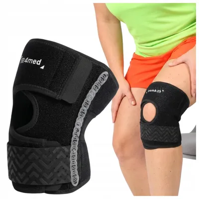 Obrázek produktu pro FIT4MED | ORTÉZA NA KOLENO – LEHKÁ, UNIVERZÁLNÍ SPORTOVNÍ ORTÉZA NA LEVÉ NEBO PRAVÉ KOLENO, velikost M/L