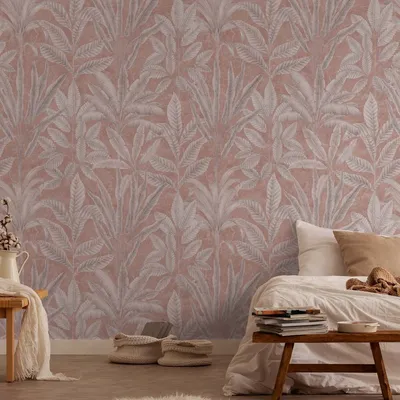 Produktbild von A.S. Creation Livingwalls Fototapete The Wall II 393161 Eine Rolle Ein Motiv 2.80 x 1.59 m Pflanzen Pink