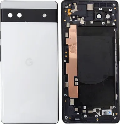 Produktbild von Original Google Pixel 6a Gehäuse Akkudeckel Backcover Rückseite Chalk