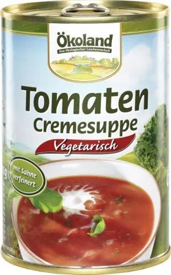 Produktbild von ÖKOLAND Tomaten-Cremesuppe vegetarisch - 400g