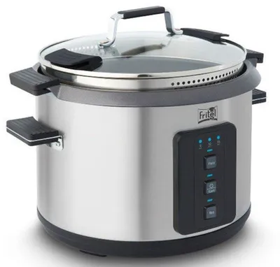 Imagen del producto de Fritel RC 1377, color , acero inoxidable, capacidad de 6 litros, capacidad de 6 litros, temporizador de 12 horas, con botones, cable de 1 metro