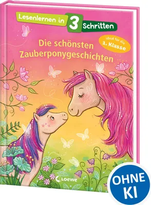 Produktbild von Lesenlernen in 3 Schritten - Die schönsten Zauberponygeschichten